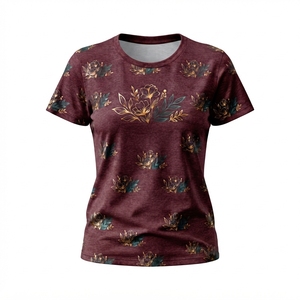 Nueva Camiseta Casual de Manga Corta para Mujer, Corte Ajustado, con Decoración de Pedrería, Cuello Redondo, Primavera 2026, Venta al Por Mayor - Product Image 6