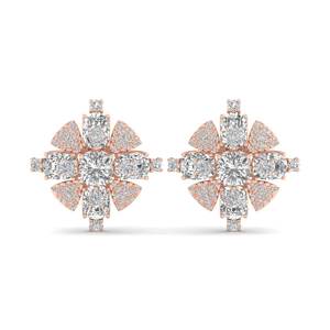 REYES – boucles d'oreilles exquises en argent Sterling 925, certifiées GRA, en Moissanite, délicates, pour mariage, fête, bijoux fins pour femmes - Product Image 2