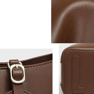 High Quality Fashion Leather Bag Custom Design with Two Handles Casual PU Leather <b>Handbags</b> PVC Lining <b>Unique</b> Style Best Material - Product Image 5