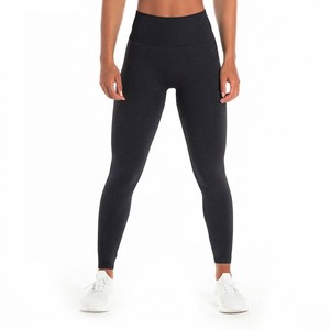 Leggings de sport sans couture taille haute pour femme, couleur unie, extensibles, compressifs, pour yoga, course et entraînement - Product Image 4