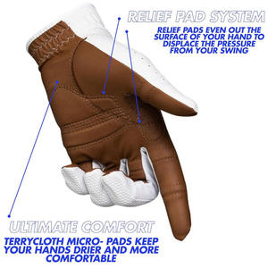 Guantes de Golf con Logotipo Personalizado OEM ODM, Rendimiento Premium, Resistentes al Desgaste, Agarre Transpirable, Ligeros, Guantes de Entrenamiento de Golf - Product Image 4