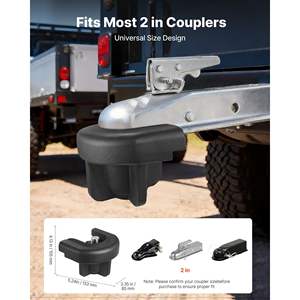 Cerradura de Enganche para Remolque Antirrobo de Alta Resistencia, Compatible con Acopladores de 2 Pulgadas, 3 Llaves, Resistente a Impactos y Palancas, para Vehículos Recreativos y Todoterreno - Product Image 2
