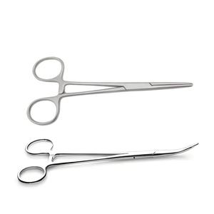 เครื่องมือผ่าตัด COBECO INSTRUMENTS คีมหนีบหลอดเลือดแบบโค้งระดับมืออาชีพ ทำจากสแตนเลสสตีล พร้อมระบบล็อค ได้รับมาตรฐาน CE - Product Image 3