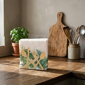 Porte-serviettes en métal vintage écologique pour le bureau, la restauration, l'hôtellerie et les événements - Product Image 2