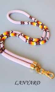 Collier porte-clés décoratif bohème perlé, porte-clés coloré et porte-carte d'identité pour femmes à prix avantageux - Product Image 6