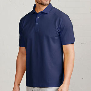 Camisetas Polo Personalizadas con Logotipo, Color Azul Marino Sólido, Uniformes de Poliéster Transpirables de Secado Rápido con Protección UPF 50, Camisetas Deportivas de Golf con Sensación Refrescante - Product Image 6