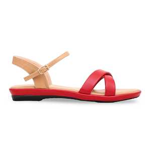 Sandalia de tacón formal granate PU0109 - Product Image 2