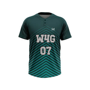 Maillots de baseball/softball unisexes personnalisés avec logo, 100 % polyester, respirants, séchage rapide, antibactériens, imprimés par sublimation, pour 4 matchs - Product Image 5