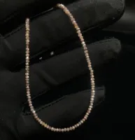 Perles de pierre facettées en diamant rouge naturel 100% rare, forme Rondelle, 1,8-2,4 mm, faites à la main pour la création de bijoux personnalisés, vente en gros