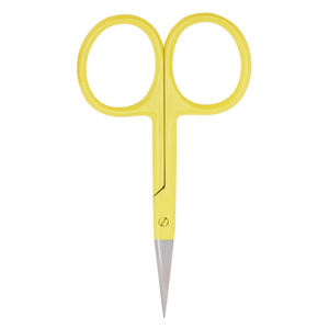 กรรไกรตัดปลาสแตนเลสเยอรมันสั่งทำพิเศษ ด้ามจับสีเหลือง ใบมีดคม ขอบเรียบ เครื่องมือผูกเหยื่อตกปลา คุณภาพระดับอุตสาหกรรม - Product Image 5