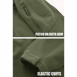 Waterproof Coated Stand Collar <b>Soft</b> <b>Shell</b> <b>Jacket</b> for <b>Men</b> and Women Breathable Eco-Friendly Outdoor Winter <b>Jacket</b> - Product Image 3