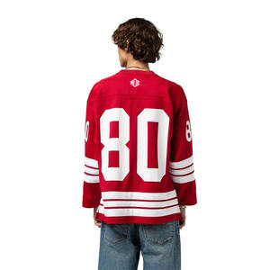 Jersey de Fútbol Americano Rojo 2026, Personalizado, de Alta Calidad, Talla Grande, Uniforme Deportivo, Unisex, Malla, Venta al Por Mayor, OEM - Product Image 6