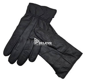Gants de conduite pour hommes en cuir d'agneau véritable – Style classique et élégant - Product Image 6