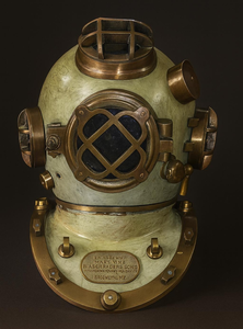Réplique de casque de plongée US Navy Mark V en métal, décoration nautique, casque de plongeur en eaux profondes, objet de collection maritime - Product Image 4