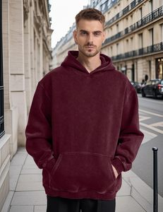Sweat à capuche pour homme grande taille, coupe ample, 100% coton, 3XL 4XL 5XL, pull décontracté d'été, streetwear, séchage rapide, respirant - Product Image 3