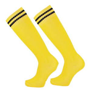Men's <b>Knee</b> <b>High</b> <b>Socks</b> <b>White</b> Blue Striped Knitted Breathable Sports <b>Socks</b> Spring Style - Product Image 4