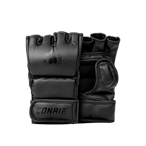 Guantes de MMA de Medio Dedo con Logotipo Personalizado y Muñequera de Tres Capas, Guantes de Boxeo para Entrenamiento - Product Image 1