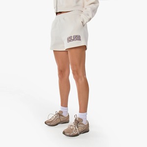Women's 2 Piece Hooded Fleece Shorts <b>Set</b> Solid Color Embroidered Letter Print Casual Spring Summer Wear Full Sleeve Regular Fit - Product Image 6