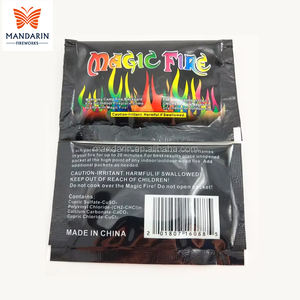 Poudre magique de couleur feu à prix avantageux, pas de feux d'artifice, flammes colorées pour les feux de bois - Product Image 1