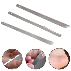 Couteau de pédicure professionnel en acier inoxydable avec manche, pour l'élimination des cuticules incarnées et le soin des pieds - Product Image 5