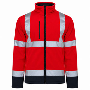 Safety <b>Jacket</b> Hot Sale Two Tone Thermal High Visibility Waterproof <b>Hi</b> <b>Vis</b> Reflective Safety <b>Softshell</b> <b>Jacket</b> Windbreaker <b>Jacket</b> - Product Image 4