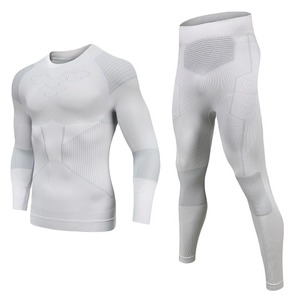 Men's Workout Sublimated <b>Compression</b> <b>Shirt</b> Pants Breathable 100% Polyester Long Sleeve Sports <b>Compression</b> Sets - Product Image 1