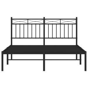Base de Cama Completa de Acero Negro, Cama Metálica Rectangular Tradicional - Product Image 5