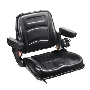 Sedile Industriale Universale per Carrelli Elevatori e Trattori, con Angolo Regolabile, Microinterruttore Posteriore, Braccioli e Cintura di Sicurezza, Pieghevole, 6.3-13.4 Pollici - Product Image 3