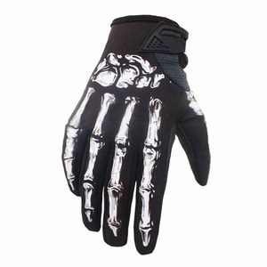 Guantes de Motocross con Cierre Seguro, Resistentes al Viento, de Verano, Dedos Completos, Palma de Cuero Sintético, Impresión Serigráfica, Agarre para Carreras de Motos - Product Image 5