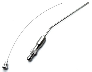 Tubos de Succión Frazier de Acero Inoxidable, Instrumentos Médicos ORL para Diagnóstico y Neurocirugía, Cánula Ventilada, Juego de Instrumentos Angulados - Product Image 5
