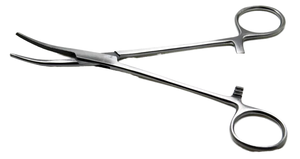 Pinzas Hemostáticas Crile de 6.25 Pulgadas, Rectas y Curvas, de Acero Inoxidable con Bloqueo Manual, Instrumento Quirúrgico con Certificación CE, Marca Zuol - Product Image 2