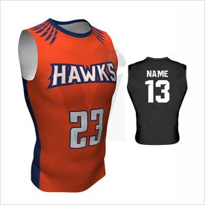 Maillots de football américain 7V7 personnalisables uniformes de sublimation de haute qualité chemises respirantes de style haut numéro de nom d'équipe - Product Image 3