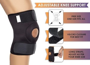 Soporte de Rodilla Ajustable de Neopreno para Deportes, Gimnasio, Correr y Caminar, Alivio del Dolor de Articulaciones de Rodilla para Hombres y Mujeres - Product Image 3