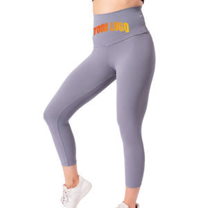 Leggings de Yoga de Cintura Alta para Mujer, Suaves, Elásticos, de Secado Rápido, Sin Costuras, Transpirables, de Spandex, Ropa Deportiva para Adultos Activos, Talla Pequeña - Product Image 1
