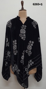 Ponchos en velours avec travail de broderie Jarkan swasrosvki - Product Image 6