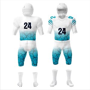 Uniforme de football américain haut de gamme, maillot et pantalon personnalisés sublimés, vêtements de sport d'équipe, OEM ODM, vente en gros, fabricant direct, vente en gros - Product Image 1