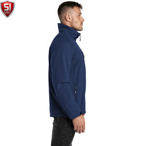 Veste softshell pour homme Sumroos, à capuche amovible, coupe-vent, respirante, fermeture éclair, vêtement d'extérieur décontracté pour le printemps - Product Image 4