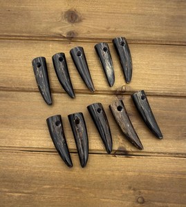 Genuine Quality Natural Buffalo Horn <b>Toggles</b> Two-Hole Polished Rectangle Style Modern Bead <b>Button</b> Eco-Friendly Hs Husnain Crafts - Product Image 5