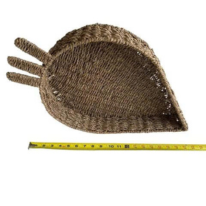 Artisan Eco-friendly Seagrass Woven Carrot Shaped Storage <b>Tray</b> Decorative Serving Plate <b>For</b> Kids Room Home <b>Decor</b> From Vietnam - Product Image 5