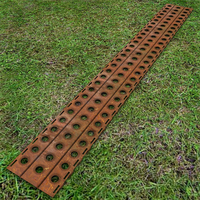 Paneles de suelo de acero de alta carga Marston Mat y pistas de tracción 4x4 para acceso temporal por carretera y tránsito de equipos
