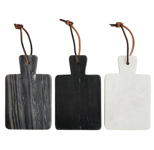 Tabla de Cortar Cuadrada de Mármol Negro Creativa Hecha a Mano, 1.5 cm de Grosor, Sostenible y Elegante para la Encimera de la Cocina, para Cortar Frutas - Product Image 4