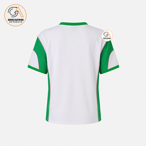 เสื้อยืดผู้หญิงสไตล์กรีก สีขาวเขียว คอกลม ไซส์ใหญ่ รุ่น 08 ปักลาย ผ้าฝ้าย 100% แห้งเร็ว ระบายอากาศดี สวมใส่สบาย - Product Image 2