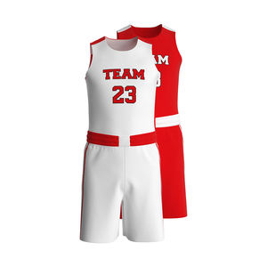 Uniforme de basket-ball réversible avec logo personnalisé, qualité d'exportation, fabricant d'uniformes de basket-ball - Product Image 5