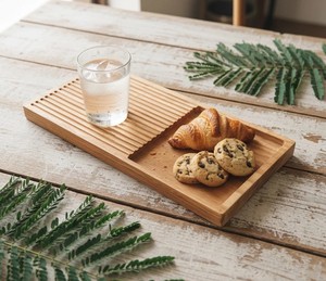 Plateau à thé en bois de frêne moderne et minimaliste, design plat, résistant à la chaleur, écologique, durable, sans BPA, passe au lave-vaisselle, pour service à thé Kung Fu - Product Image 2