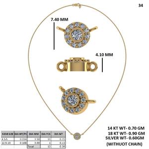 Collar Clásico de Plata con Diamante Cultivado en Laboratorio y Colgante de Corte Esmeralda, Joyería Fina para Mujer, Estilo para Uso Diario - Product Image 5