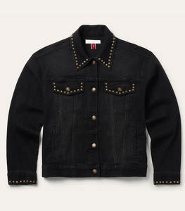 Veste en jean pour homme, personnalisable avec logo, 100% coton, respirante, écologique, imperméable, pour usage extérieur, vente en gros - Product Image 1