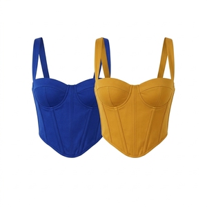 <b>Women</b> Minimalist Streetwear Tank Top Premium Cotton <b>Sleeveless</b> Basic Summer <b>Shirt</b> Custom Logo Wholesale Manufacturer - Product Image 2