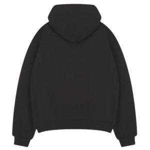 Sweat à capuche zippé pour homme, classique et lavé, confortable et élégant, en noir délavé, qualité supérieure - Product Image 2