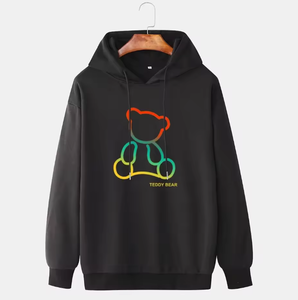 เสื้อฮู้ดดี้ผ้าฝ้ายคุณภาพสูง 100% สำหรับฤดูหนาว แบบสวมหัว ใส่ได้ทั้งชายและหญิง ระบายอากาศได้ดี แห้งเร็ว พิมพ์ลายดิจิทัล เป็นมิตรต่อสิ่งแวดล้อม - Product Image 2