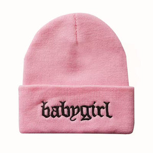 Bonnet en acrylique tricoté à la main personnalisé, imprimé par sublimation, avec décoration en strass, respirant, imperméable, couleur unie, hiver - Product Image 4